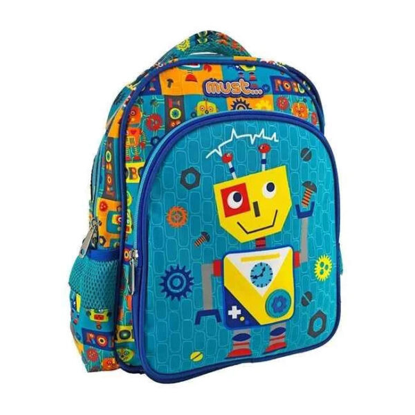 MUST 12.5" Backpack - 2 Compartments, Robot