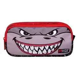 Barrel Pencil Case Must Team Shark 2 Compartments