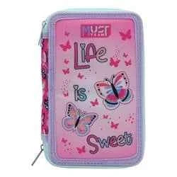 Triple Decker Pencil Case Filled Must Team Life Is Sweet