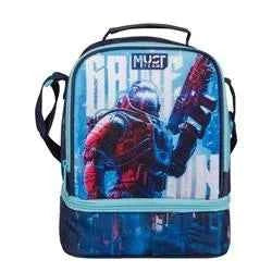 Lunch Bag Insulated Must Team Yummy Robot 2 Compartments