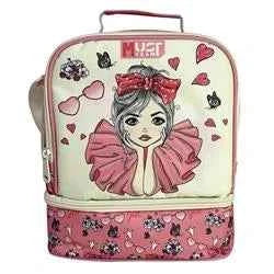 Lunch Bag Insulated Must Team Yummy Pretty Girl 2 Compartments