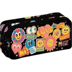 Pencil Case Must Team ENERGY 21x6x9 2Zip Girl