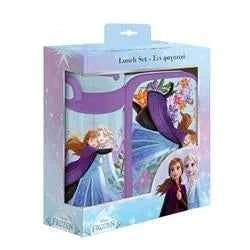 Lunch Box 800ml & Water Bottle 500ml Set FROZEN