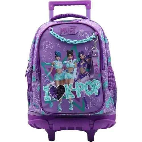 Primary School Trolley Bag Must Team K-Pop Purple