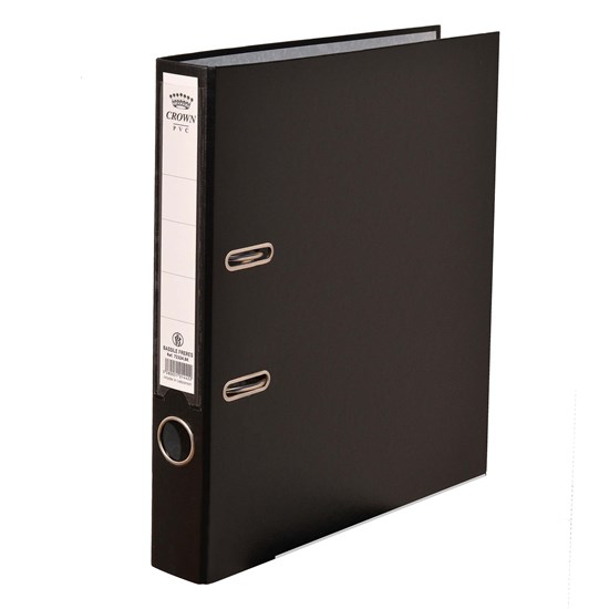Box File Crown A4 4Cm Black #72324