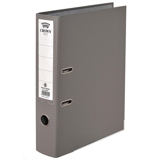 Box File Crown A4 8Cm Grey #72328Gy