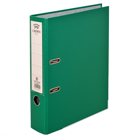 Box File Crown A4 8Cm Green #72328Gn
