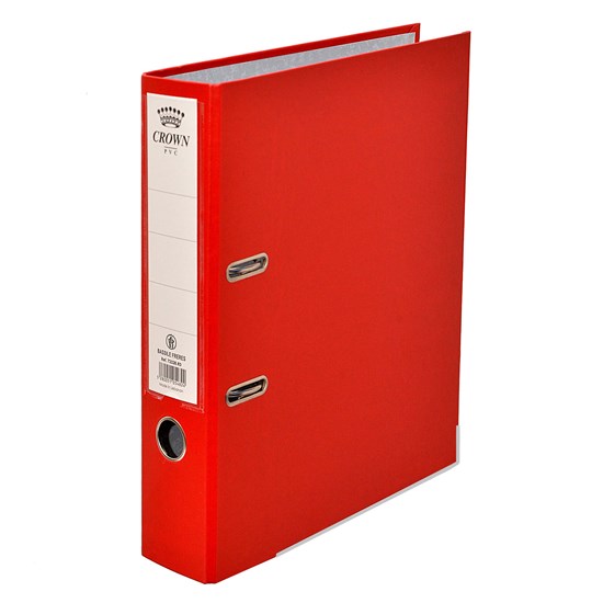 Box File Crown A4 8Cm Red#72328Rd
