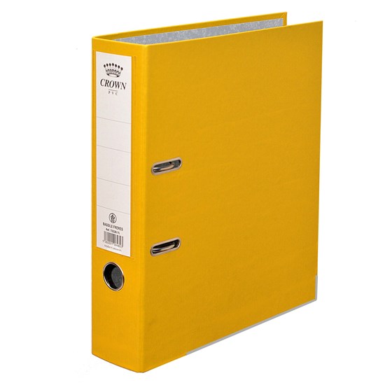Box File Crown A4 8Cm Yellow #72328Yl