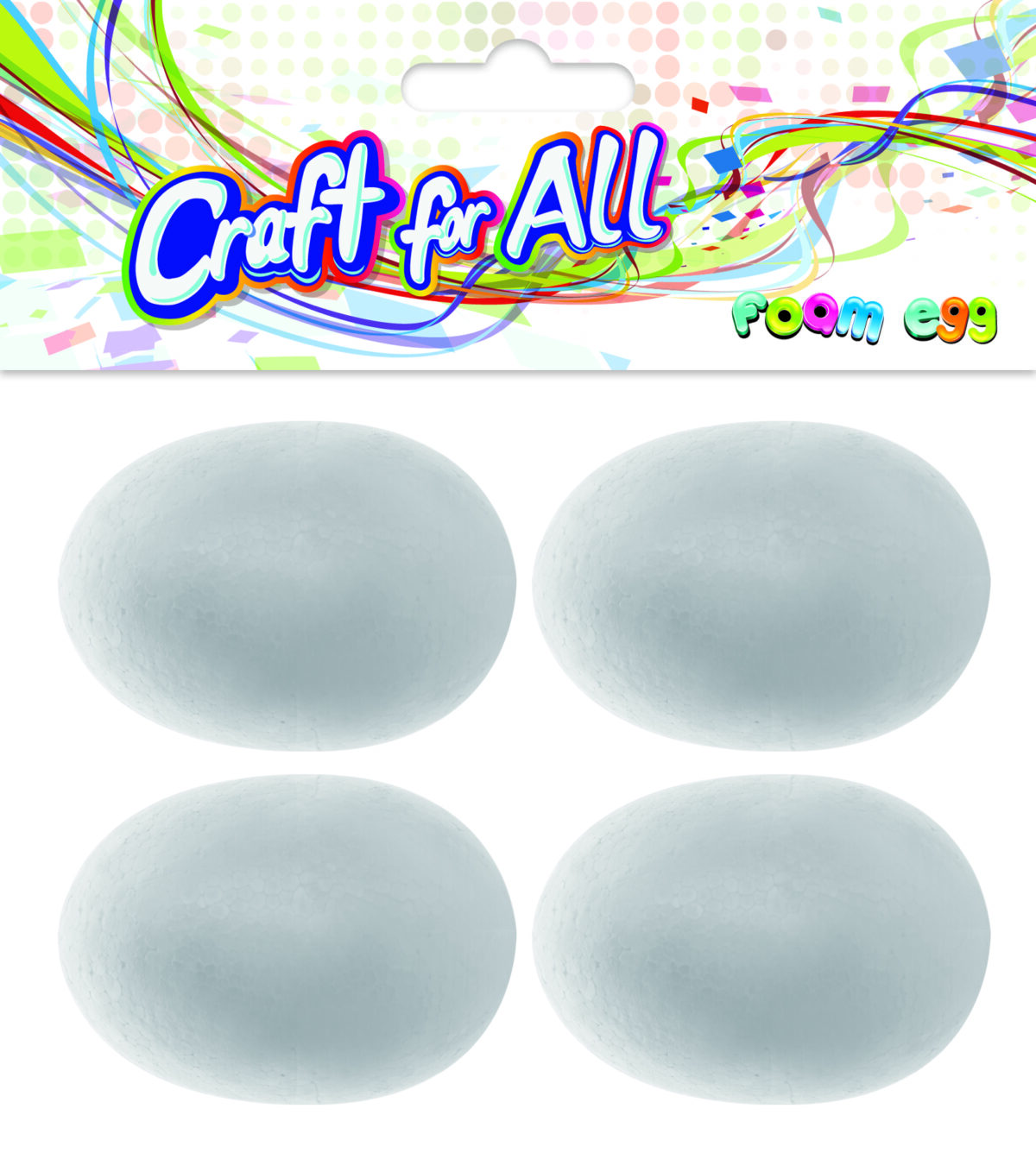 Egg Styrofoam - 6 Cm *4 Pcs#Ca-178