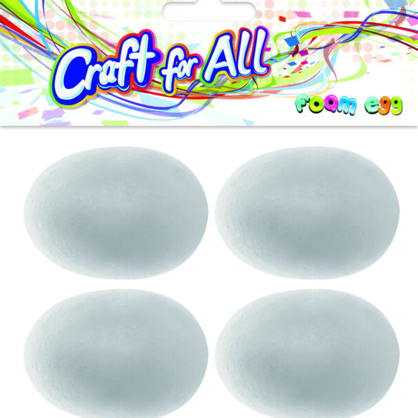 Egg Styrofoam - 6 Cm *4 Pcs#Ca-178