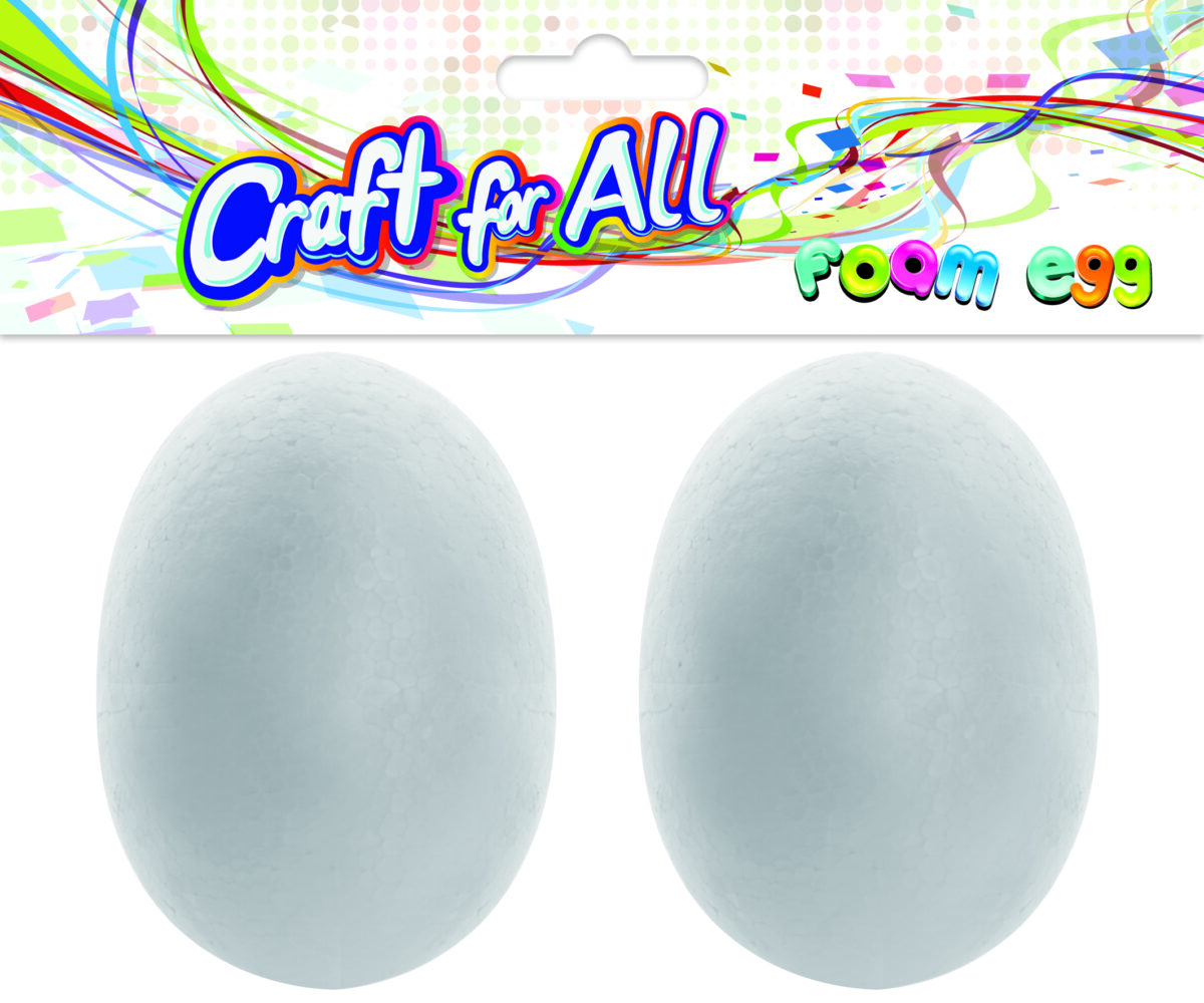 Egg Styrofoam - 10 Cm*2 Pcs#Ca-180