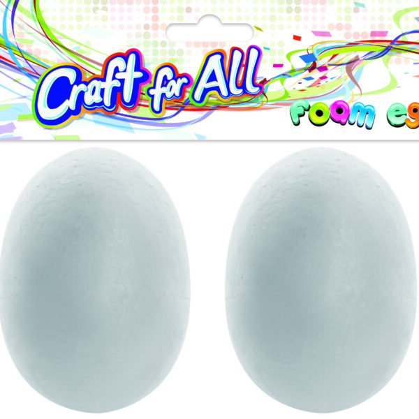 Egg Styrofoam - 10 Cm*2 Pcs#Ca-180