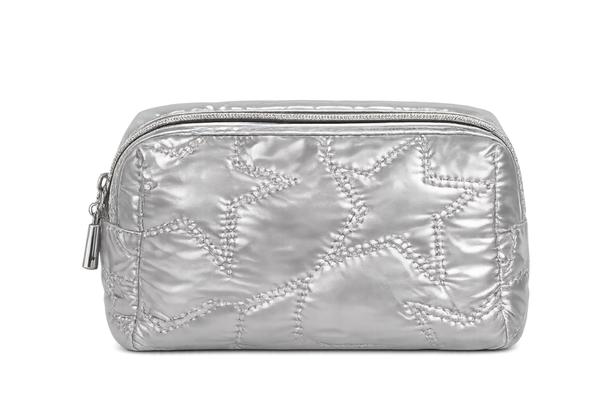 5283038003754-SliverStarPouch Free Gift L'Oreal Pouch Silver