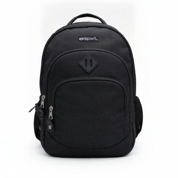 Backpack Plain With Patch Cntr 47x33.5x16 cm (Assorted)#2627551