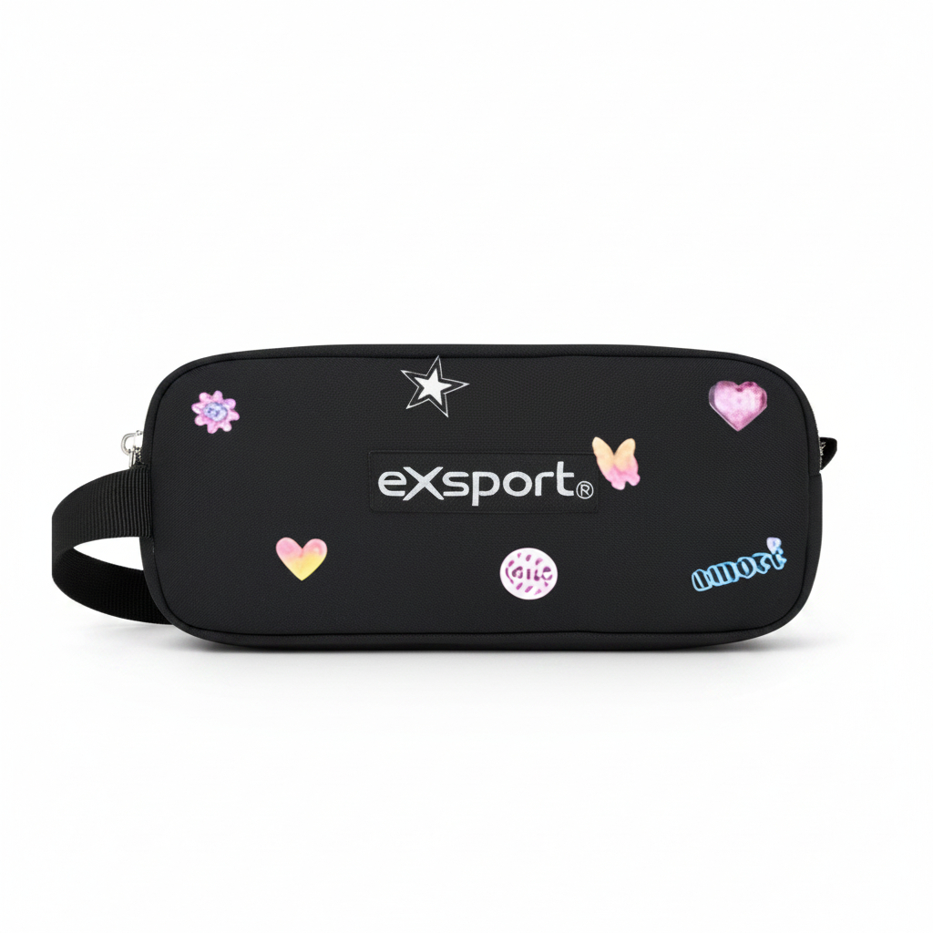 5285011934529-1 Pencil Case Assorted 3 Compartments Icon Girls 21x9x5 cm #2627118