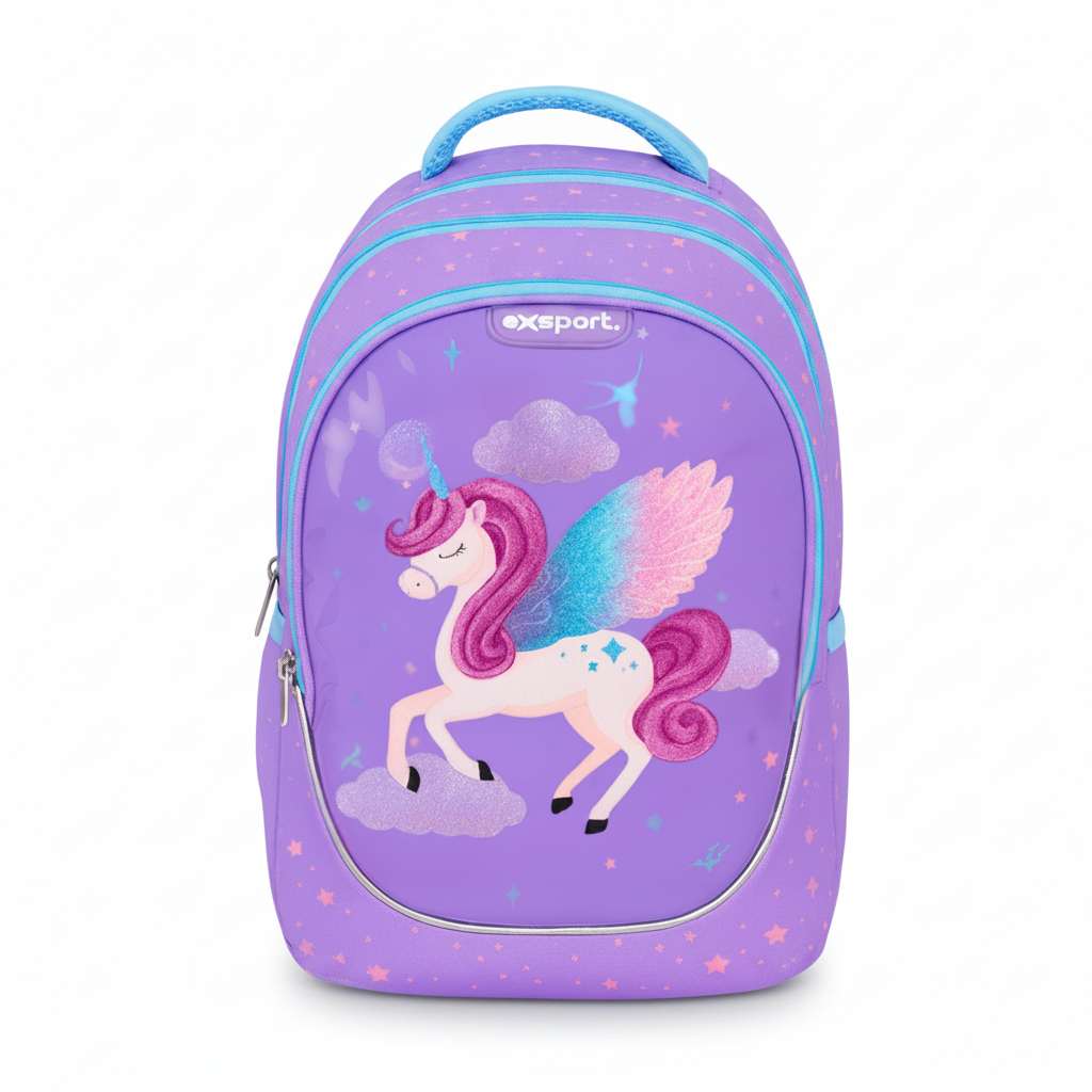 5285011935137-1 Backpack 3 Compartments Unicorn #2627301