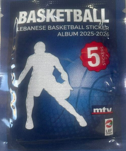 Lebanese Basketball stickers pack