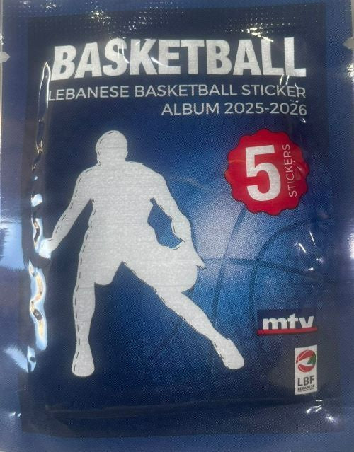 5285013711999 Lebanese Basketball stickers pack