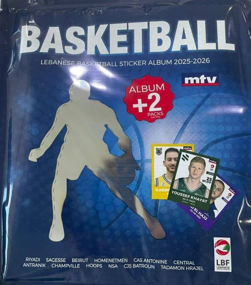 Lebanese basketball Stickers Album 25-26