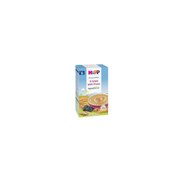 5 Grain Prune Organic Baby Cereal HiPP