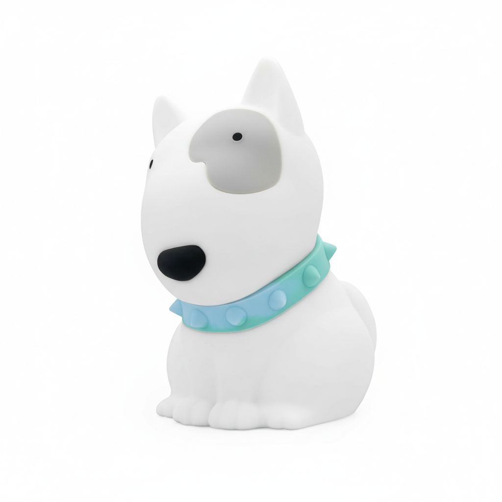5404006056804 Rechargeable Dhink Northern Lights Silicone Night Light – Sam the Puppy (Color Changing)#DHINK433-21