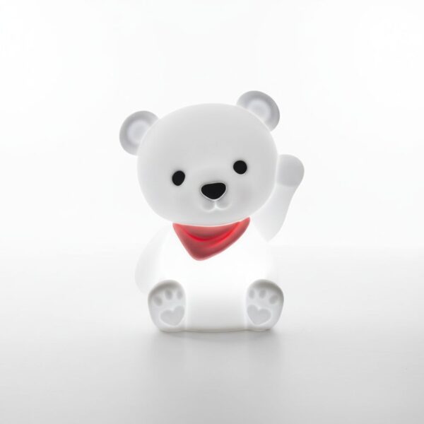 Rechargeable Dhink Northern Lights Silicone Night Light – Toto the Teddy Bear (Color Changing