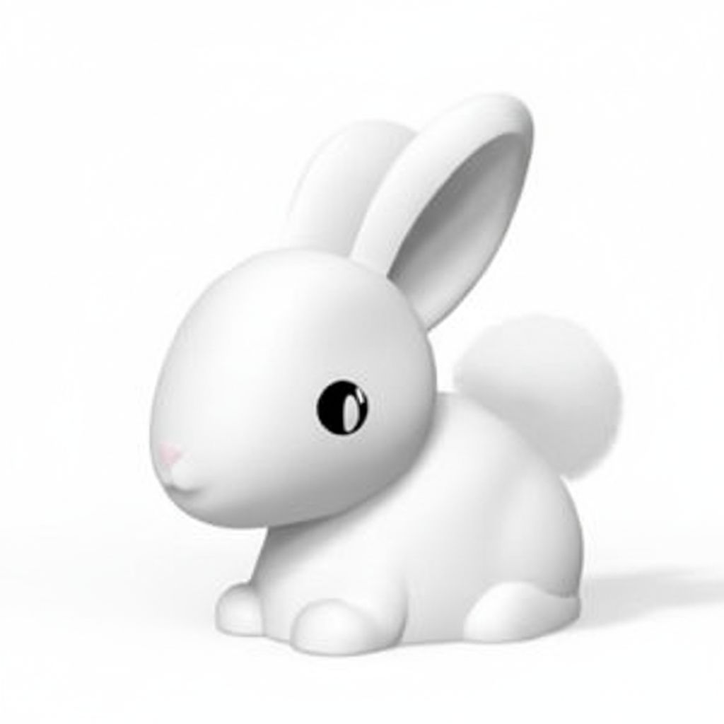 5404006062119-1 Rechargeable Dhink Northern Lights Silicone Night Light – Cotton the Bunny (Color Changing)
