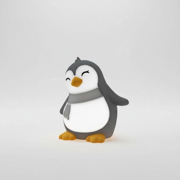 Rechargeable Dhink Northern Lights Silicone Night Light – Ping the Baby Penguin (Color Changing)