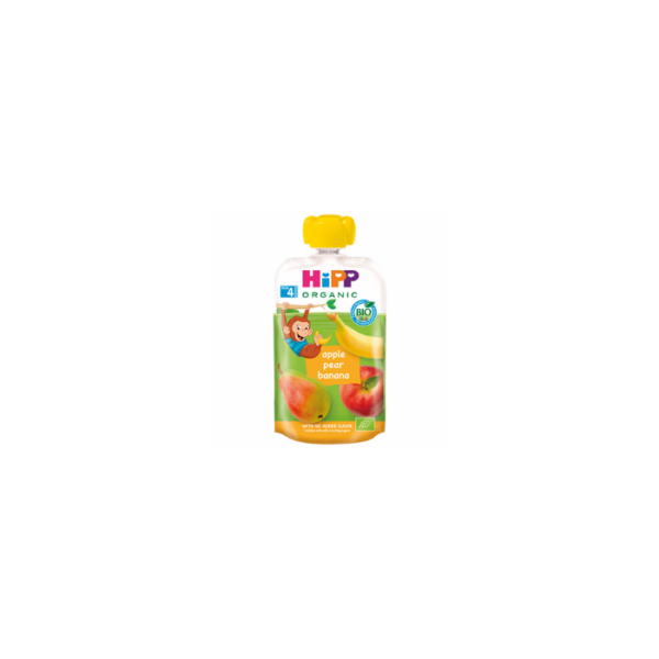 Apple Pear Banana Organic Fruit Puree HiPP