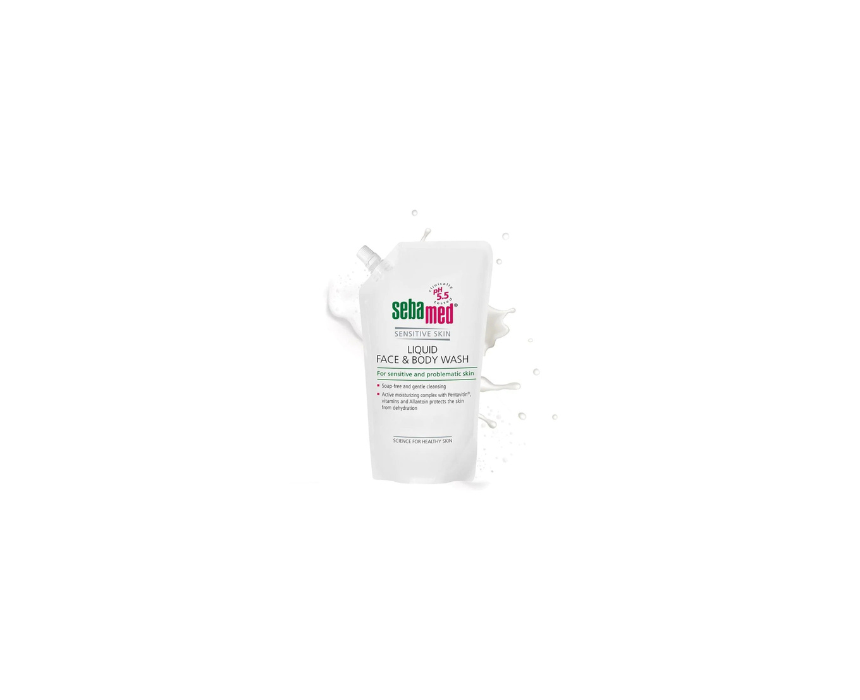 546 Liquid Face Body Wash Refill Sebamed - Image 1