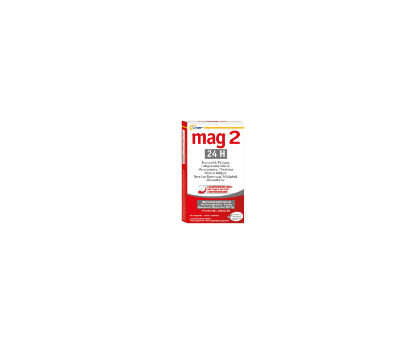 551 Magnesium Vitamin B6 Supplement Tablets Mag 2 - Image 1