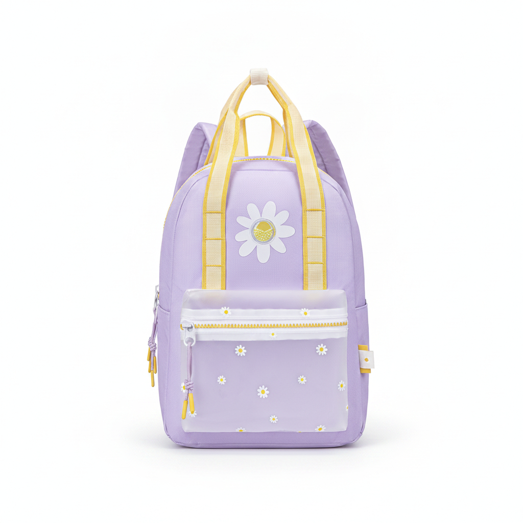 5600390684801 Backpack 1 Part Daisy Lilac 33.5x23.5x10.5 cm#68480/2026