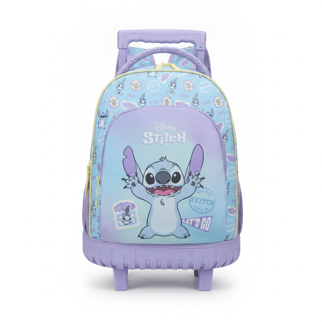 5600390686171 Trolley Backpack 2 Parts Stitch Let’s go 44.5x33x15.5 cm#68617/2026