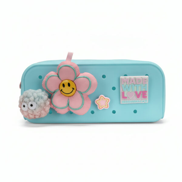 Marshmallow Silicone Pencil Case Pompom Size 11x18x3cm#65155