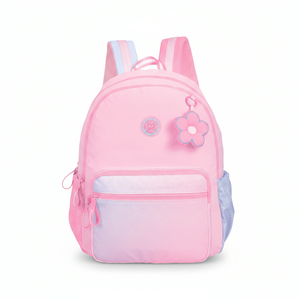 5600446655137-2-2 Marshmallow Backpack Starmania Pink Size 43x33x16cm#65513