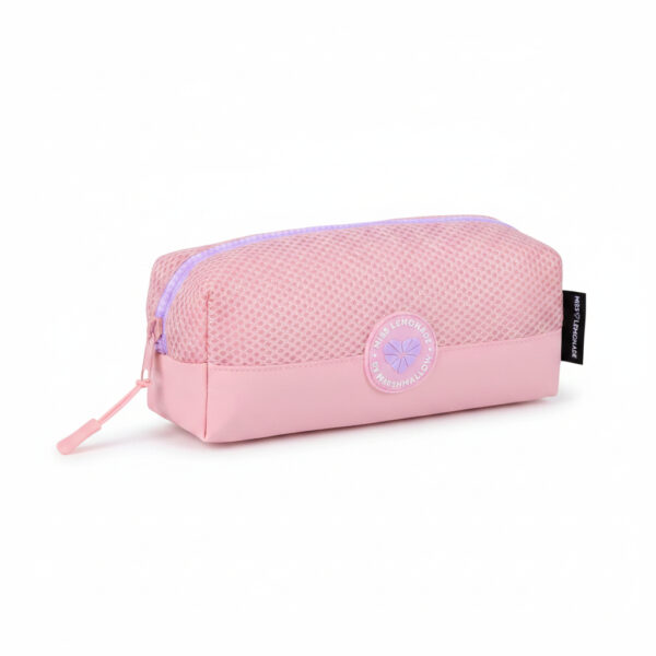 Miss Lemonade Pencil Case Meshy Pink Size 8x22x7cm#65645