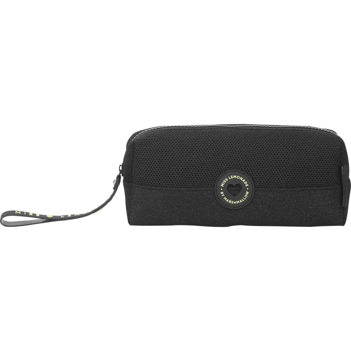 Marshmallow Pencil Case 8×21×7cm - Emo Black