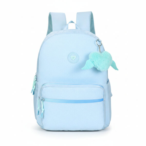 Backpack 2 Parts Shiney Heart 44x32x15 cm#66238/2026