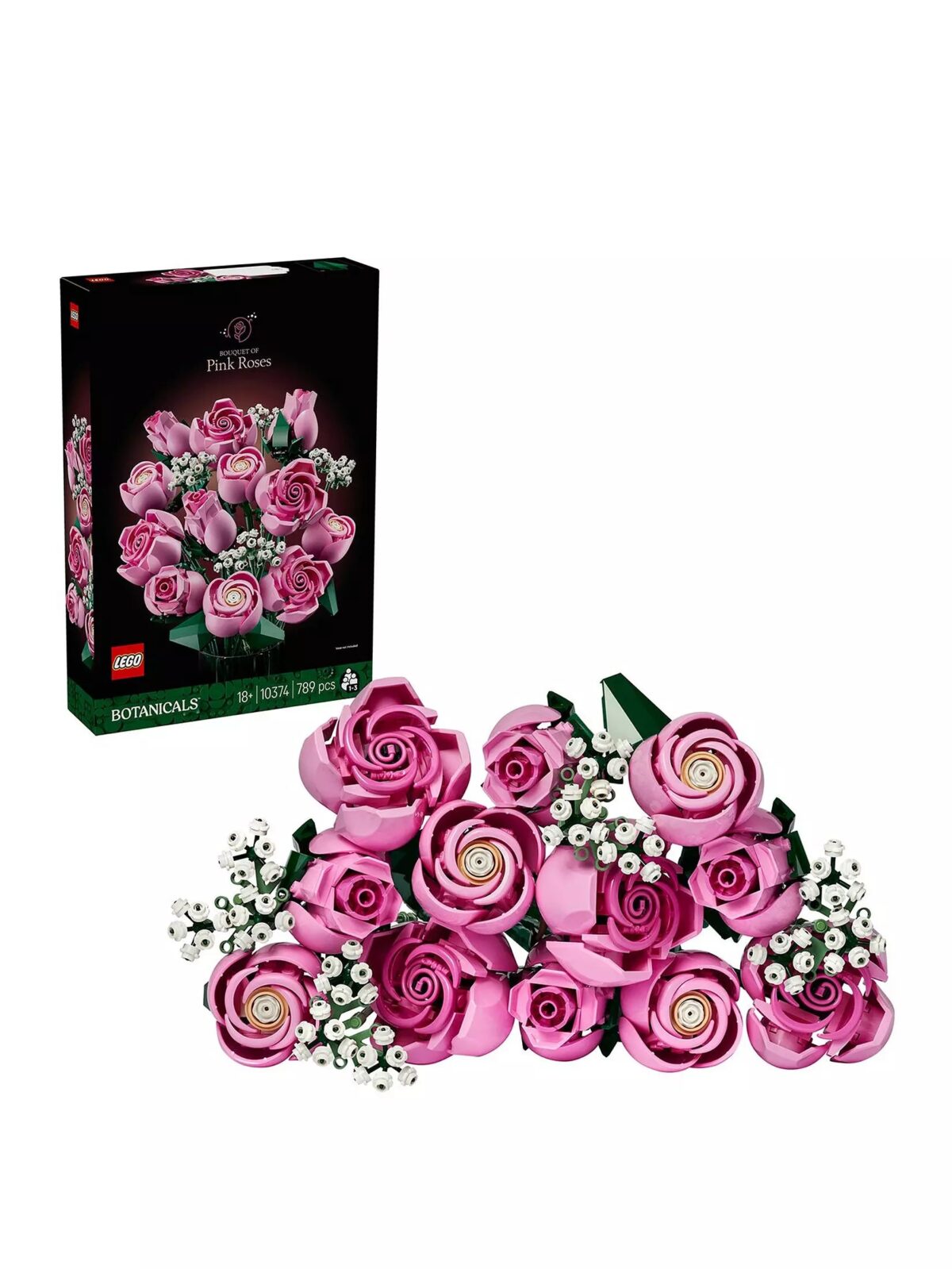 5702017864457_42ce4ac6-a4ad-4c5c-8674-897d48822b26 Botanical Bouquet Of Pink Roses Set