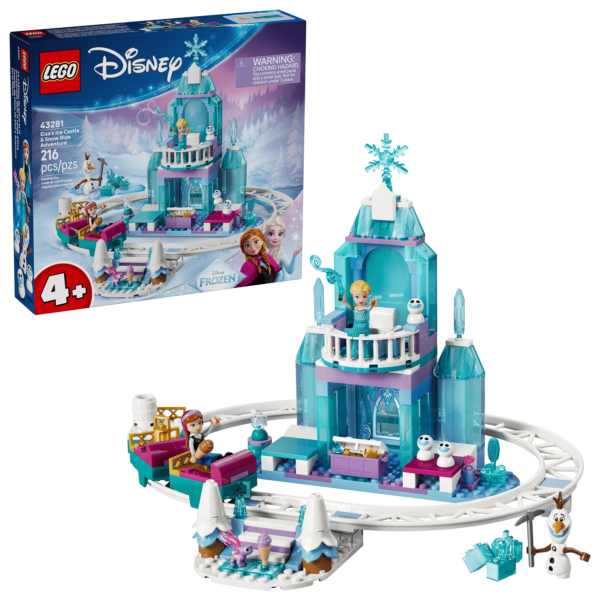 Elsa'S Ice Castle & Snow Ride Adventure