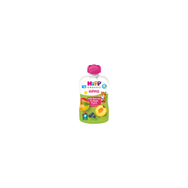 Wild Berries Peach Organic Fruit Puree HiPP