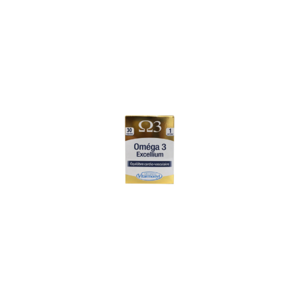 Omega 3 Excellium Supplement Capsules Vitarmonyl