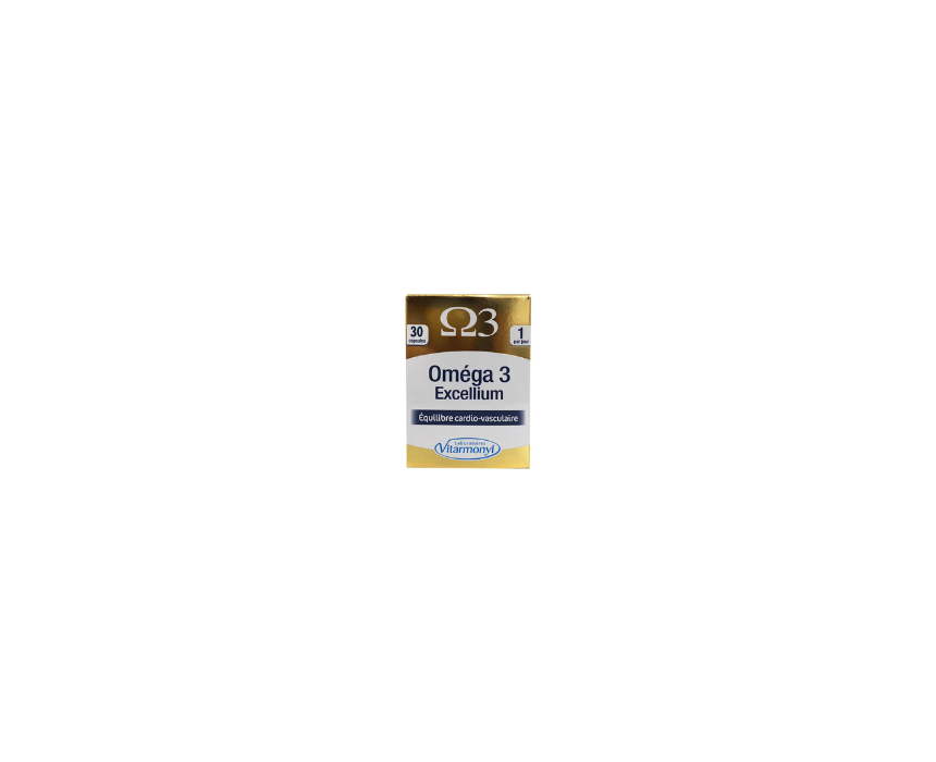 573 Omega 3 Excellium Supplement Capsules Vitarmonyl - Image 1