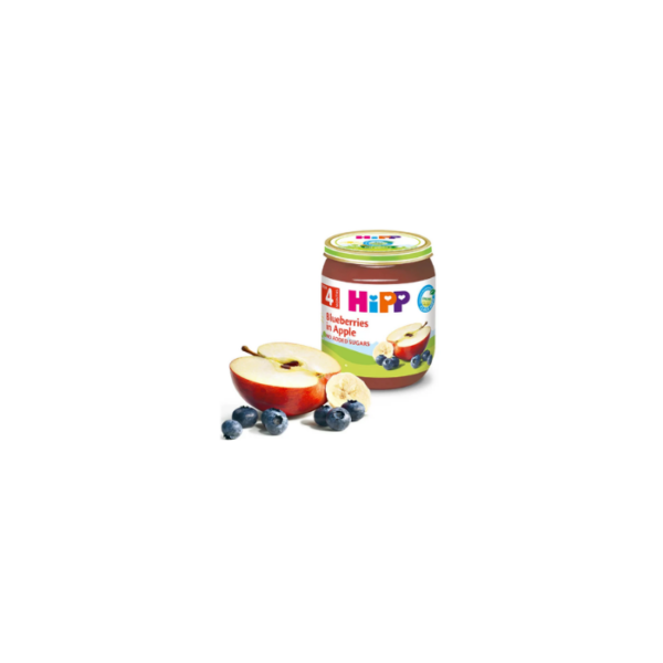Blueberries Apple Organic Fruit Puree HiPP