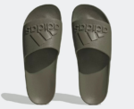 Adidas Adilette Aqua Slides Olive - Image 