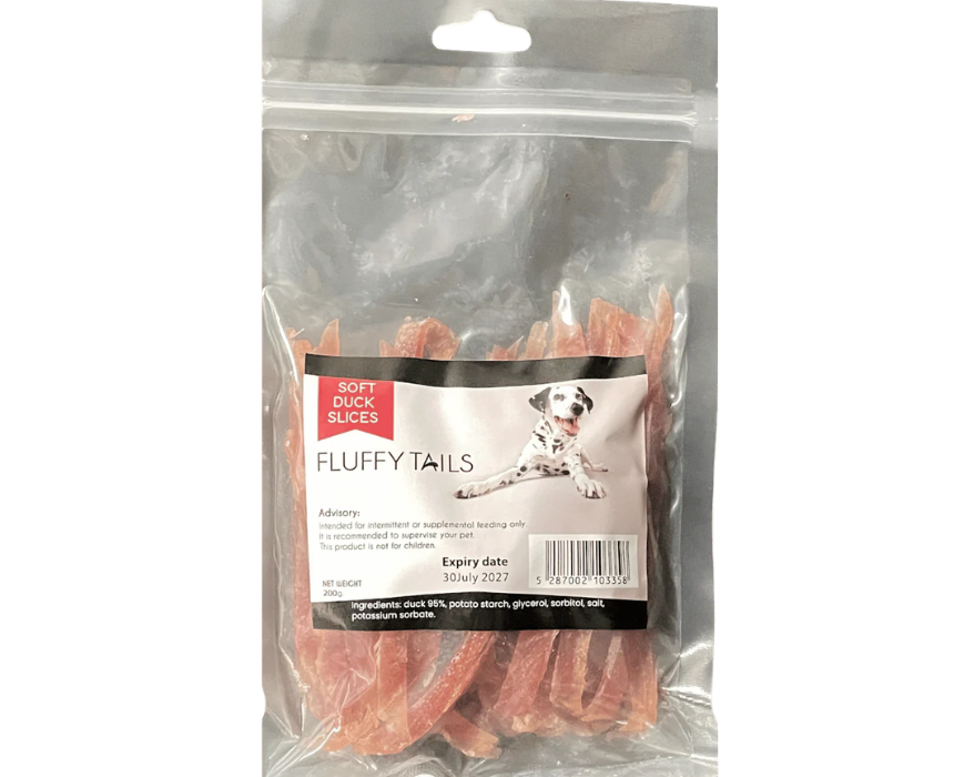 6 Fluffy Tails Soft Duck Slices - Image 1