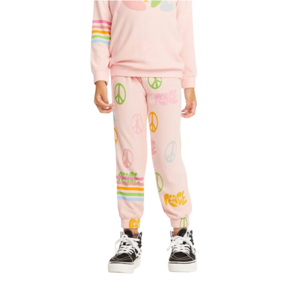 Peace Pink Sweat Pants