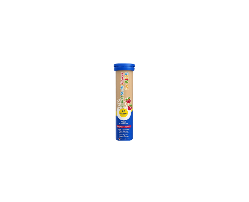 6 Kids Multivitamin Effervescent Tablets EURO - Image 1