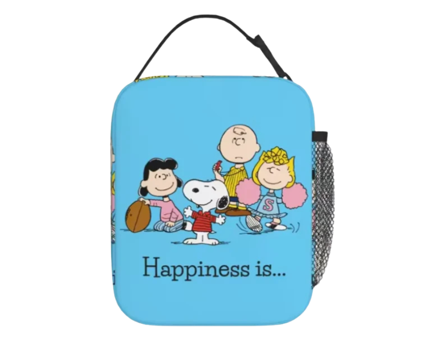 6 Peanuts Happiness Is Insulated Lunch Bag - Image 1